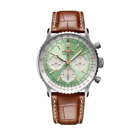 mint green breitling|Breitling.